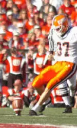 Senior Steve Weatherford earned second-team All-Big Ten honors.