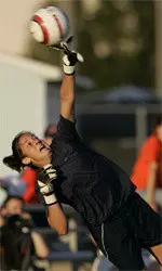 Rachel Frank garnered her first shutout of the season in Illinois' 1-0 win over Minnesota in the first round of the Big Ten tournament.