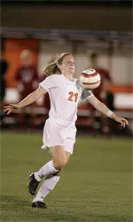 Eva Strickland scored her fifth goal of the year, but it wasn't enough as Illinois was eliminated from the Big Ten Tournament by Michigan, 2-1.