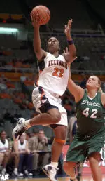 Tiffanie Guthrie led the Illini with 21 points and seven rebounds.