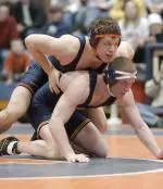 Pete Friedl was dominant in his technical fall over Purdue's Barry Jackson. The Illini won 32-6.