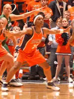 Tiffanie Guthrie posted her fourth straight double-double as the Illini's season came to a close Wednesday night at Indiana State.