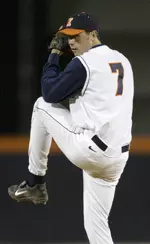 Jimmy Conroy tossed a seven-inning complete game shutout Saturday afternoon to help the Illini inch closer to a Big Ten Championship.