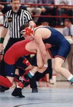 Lindsey Durlacher won his first match but lost his second at the 2005 World Championships in Budapest, Hungary.