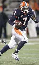 Juice Wiliams scores his first touchdown on a 20-yard run to cap a 12-play, 80-yard drive on the first series of the game. (File Photo)