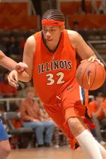 Danyel Crutcher pulled down a career-high 15 boards in Illinois' win over Bradley Thursday night.