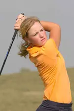 Sophomore Casey Burden's two-over round brightened Wednesday's final round.