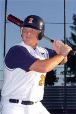 First baseman Dave Schultz had his best game in an Illini uniform, going 3-for-5 with three RBI and a double.