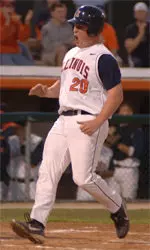 Dave Schultz was 3-for-4 with two RBI and two runs as Illinois won its Big Ten opener for the 10th time in the last 12 years.