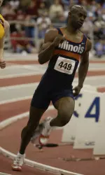 Senior Abe Jones ran a regional qualifying time of 51.11 as he won the 400-meter hurdles at the Big Ten Championships.