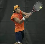 Junior Ruben Gonzales and the Illini open the season on a high note, downing defending NCAA Champion Pepperdine in front of a packed house at the Atkins Tennis Center.