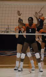Vicki Brown had a season-high 19 kills and 40 attacks vs. Ohio State.