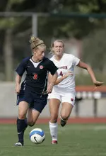Senior forward Ella Masar's two goals against Michigan gives her 10 on the season, surpassing her single-season high of nine goals las season.