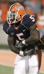 Rashard Mendenhall rushed for 189 yards and two touchdowns against Ball State.