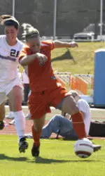 Senior forward Ella Masar was named to the team of the week by Soccer America and Soccer Buzz afrer tallying three goals to lead the Illini to a weekend sweep of Michigan and Michigan State.