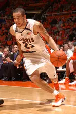 Calvin Brock scored a game-winning layup with five seconds left as Illinois defeated Hawaii 79-77