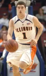 Trent Meacham led the Illini with 12 points on 5-8 shooting in the win over Kentucky Wesleyan.
