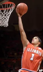 Trent Meacham goes for a layup. (AP Photo/Robert K. O'Daniell)