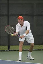 Junior Ryan Rowe wasted no time in leading the charge for the Illini, capturing the first singles victory en route to Illinois' 4-3 win over Tennessee.