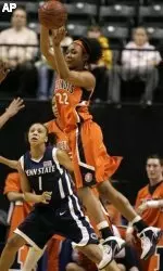 Lacey Simpson had 11 rebounds against Penn State on Friday night.
