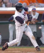 Ryan Snowden went 3-for-4 but had this near-homer robbed in Illinois' 4-0 loss to Indiana State.