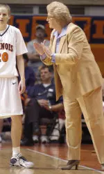Illinois' Theresa Grentz was awarded the WBCA's Carol Eckman Award on Wednesday, March 7.