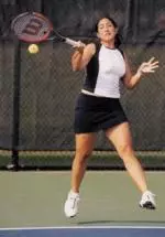 Senior Emily Wang played her final singles and doubles matches at home in Illinois' 4-3 loss to Ohio State.