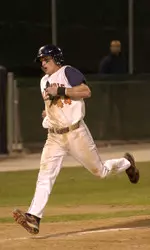 Shawn Roof scored the winning run in Illinois' 4-3 win over Robert Morris, scampering home on a wild pitch after he was hit by a pitch and stole second and third bases.