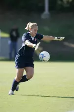 Goalkeeper Lindsey Carstens (above) and goalkeeper Alexandra Kapicka combined for two shutouts in Illinois' exhibition season.
