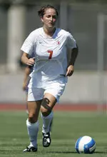 Sophomore midfielder Jackie Santacaterina's header in the 71st minute, her first goal of the season, sealed the Illini's 3-0 victory over Indiana State.
