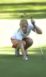Senior Casey Burden fired a season-best 77 on day one of the Wildcat Fall Invitational.