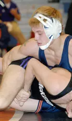 True-freshman Ryan Prater was one of five Illini to win both of their matches on Friday at the Virginia Duals.