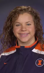 Courtney Spivak set a career best time in the 500 Free on Friday.