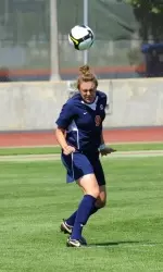 Sophomore defender Danielle Kot had two shots on goal against Indiana.