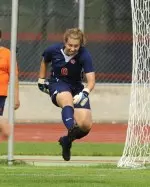 Goalkeeper Alexandra Kapicka had four saves against Penn State.