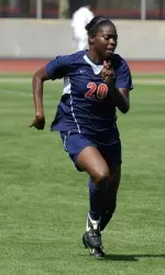 Junior forward Chichi Nweke tallied her team-leading sixth goal of the season in the 2-0 win over Ohio State.