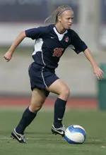 Sophomore forward Jordan Hilbrands tallied her first career goal, the game-winner, against Michigan on Sunday.