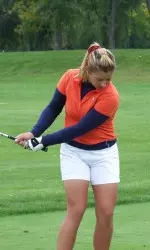 Freshman Samantha Sloan led the Illini at the Challenge at Wolfdancer, tying for 24th.
