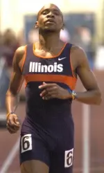 Gakologelwang Masheto set an NCAA record in the 500m in first day of competition at the New Balance Invitational