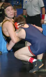 No. 2 seed Jimmy Kennedy defeated Missouri's two-time All-American Tyler McCormick to advance to the quarterfinals.