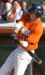 Kyle Hudson went 5-for-8 with four RBI to lead Illinois' offense in a doubleheader split with Central Connecticut State to finish Spring Trip on Friday.