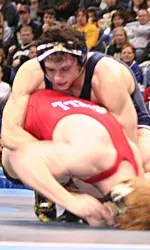 No. 2 seed Mike Poeta finished second at the NCAA Championships, dropping a tough 5-4 match to Cornell's No. 8 seed Jordan Leen.