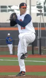 Mike Stankiewicz tossed a four-hit shutout in Saturday's nightcap to finish a doubleheader sweep of Michigan State.