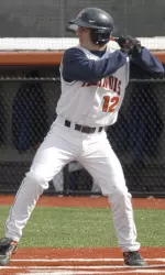 Brandon Wikoff went 2-for-3 with an RBI and a stolen base in the series finale at Michigan State.