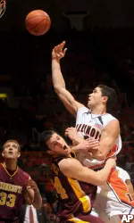 Trent Meacham led Illinois with 21 points on Senior Day. (AP Photo/John Dixon)