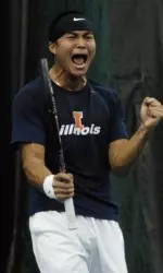 Senior Ruben Gonzales leads Illini to victory in Lexington.