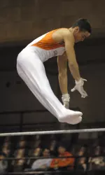 2008 NCAA Men's Gymnastics High Bar National Champion, Paul Ruggeri.