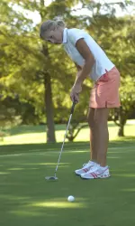 Senior Stephanie Mory fired a career-low 221, finishing in 10th place at the Indiana Invitational.