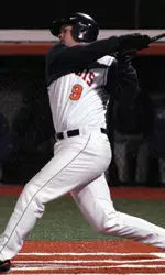 John Schlichter had a career night against Illinois College, going 4-for-5 with 4 RBIs and three doubles.