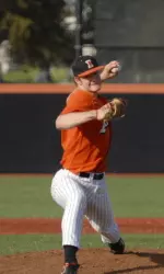 Phil Haig fired a two-hit shutout to lift Illinois to a 2-0 game one win over Purdue on Saturday.